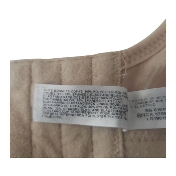 CT2056 Wacoal Cream Basic Beauty Underwire Bra 40D - Picture 9 of 10